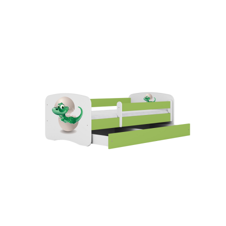 Łóżko dziecięce Baby Dreams Dino Zielone - 180x80