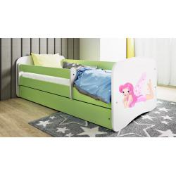 Łóżko dziecięce Baby Dreams Wróżka Zielone - 160x80