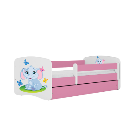 Łóżko dziecięce Baby Dreams Różowe - 180x80