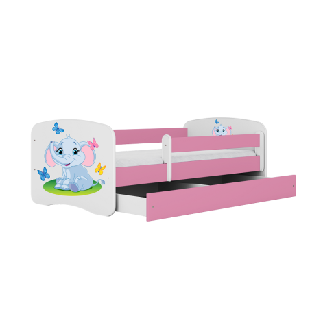Łóżko dziecięce Baby Dreams Różowe - 180x80