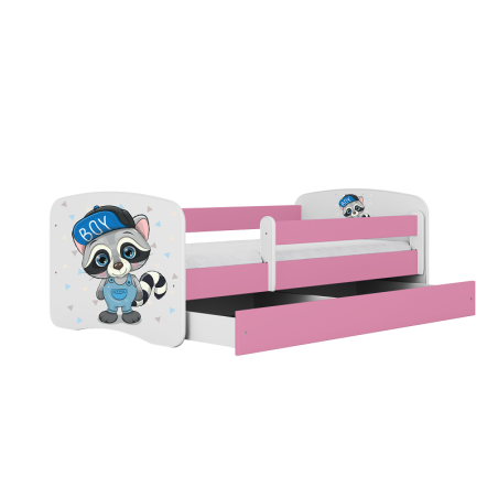 Łóżko dziecięce Baby Dreams Szop Różowe - 180x80
