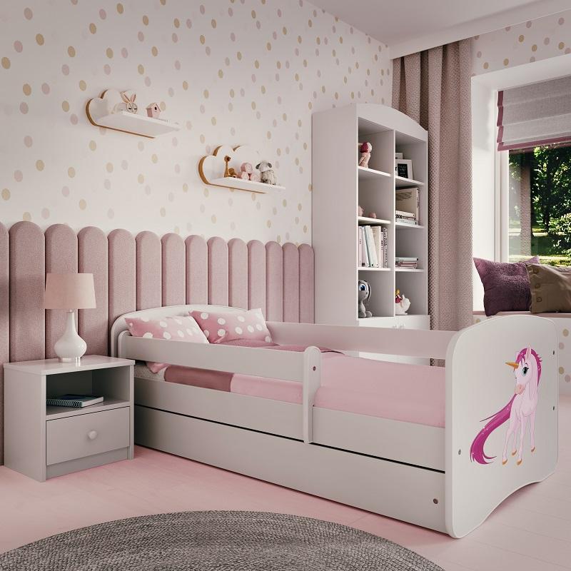 Łóżko dziecięce Baby Dreams Jednorożec - 160x80