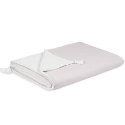 Cotton&Sweets Dwustronny Muślinowy Pled/Narzuta Lilac