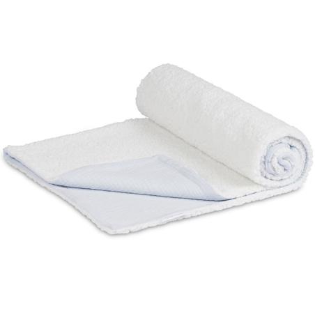 Cotton&Sweets Dwustronny Muślinowy Pled/Narzuta Błękitny