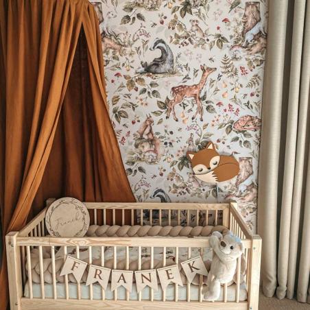 Dekornik Tapeta Cute Forest Animals Light