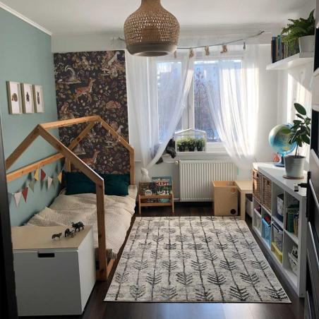 Dekornik Tapeta Cute Forest Animals Dark