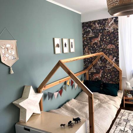 Dekornik Tapeta Cute Forest Animals Dark