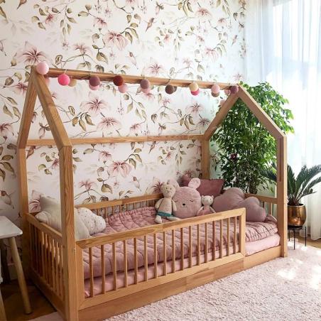 Dekornik Tapeta Pomiędzy Rajskimi Gałązkami White