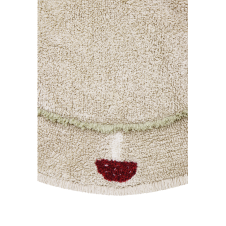 Dywan bawełniany do prania Grzybki Chanterelle Ø140