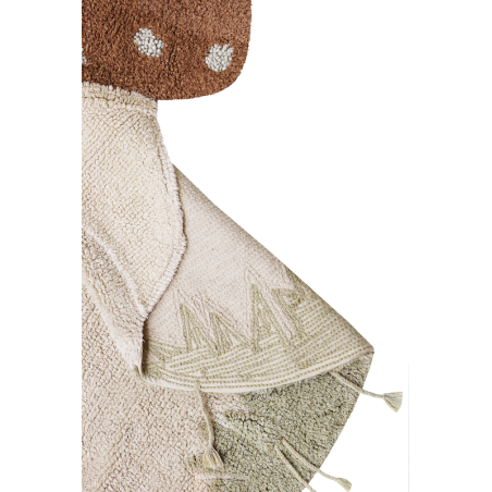 Dywan bawełniany Grzybki Borowiki 120x120cm