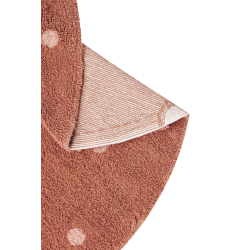 Dywan do prania okrągły Dot Chestnut Ø140cm