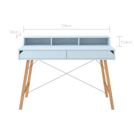Bellamy Lotta Nadstawka Biurka Horizon (niebieska)
