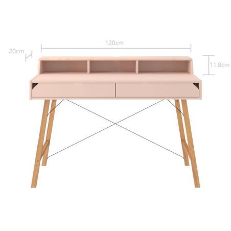 Bellamy Lotta Nadstawka Biurka Sunset (różowa)