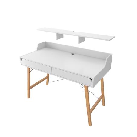 Bellamy Lotta Nadstawka Biurka Snow (biała)