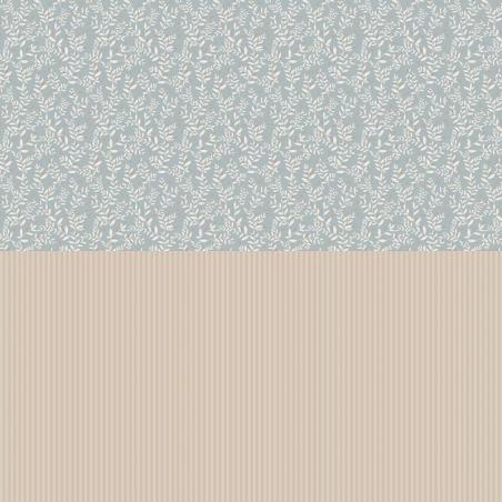 Dekornik Tapeta Delicate Twigs with Blue and Beige