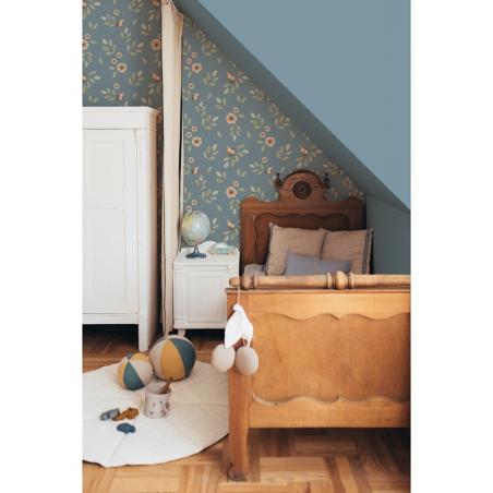 Dekornik Tapeta Little Boho Flowers Blue