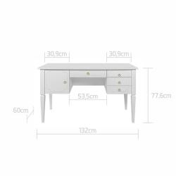 Bellamy Royal Timeless White Biurko