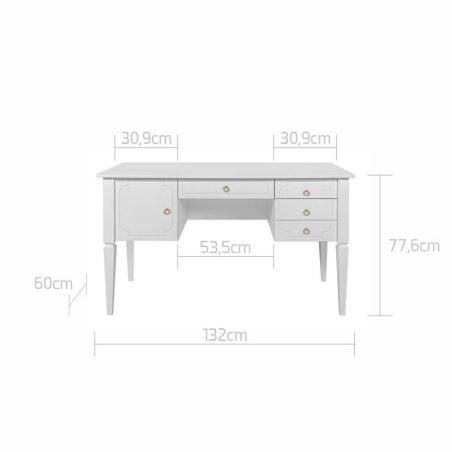Bellamy Royal Timeless White Biurko