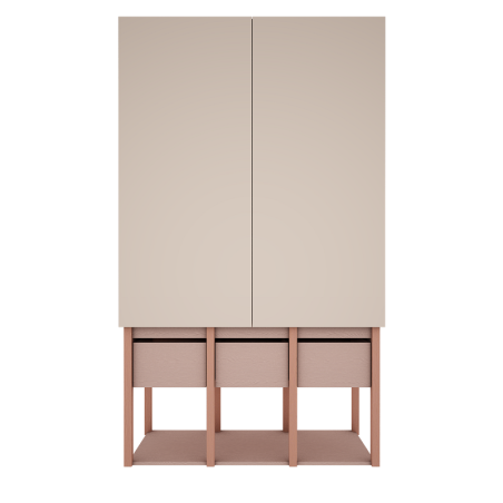 Wood Luck Tweens Szafa (pink)