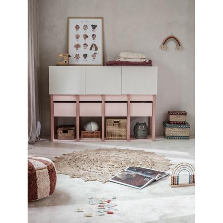 Wood Luck Tweens Komoda (pink)