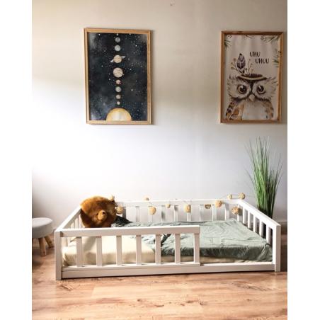 Łóżko Basic 180x90 naturalny (bez nóg)