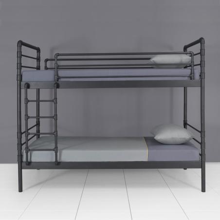 FranckeArt Łóżko metalowe piętrowe Nexus - 200x90 (kolor do wyboru)
