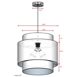 Young Deco - Lampa Sufitowa Boho Czarny