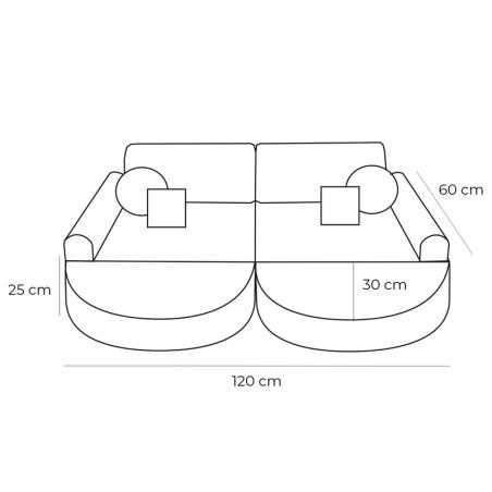 Pocket Sofa Max Bearly Kremowa