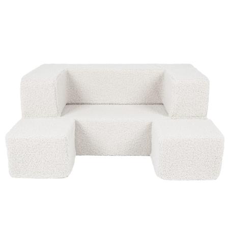Bearly Cube Sofa Biała