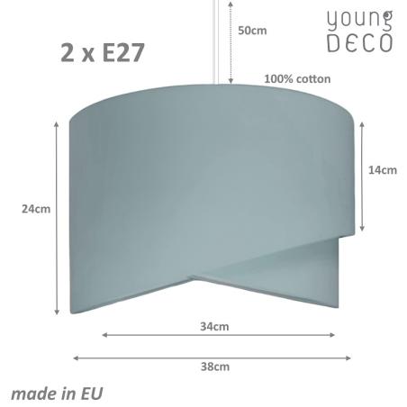 Young Deco - Lampa Tulipan Szałwia