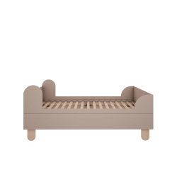 Wood Luck Basic Łóżeczko 80x160cm (truffle)