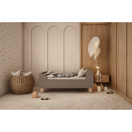 Wood Luck Basic Łóżeczko 80x160cm (truffle)