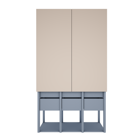 Wood Luck Tweens Szafa (niebieski)