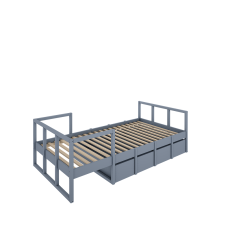 Wood Luck Tweens Łóżko 200x90cm (niebieski)