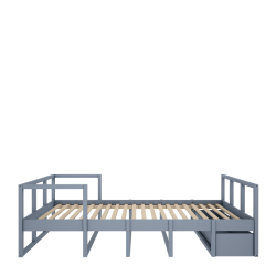 Wood Luck Tweens Szuflada do łóżka 200x90cm (niebieski)