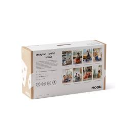 MODU Dreamer set – Kreatywne klocki rozwijające motorykę dużą, Sand Grey / Honey Yellow