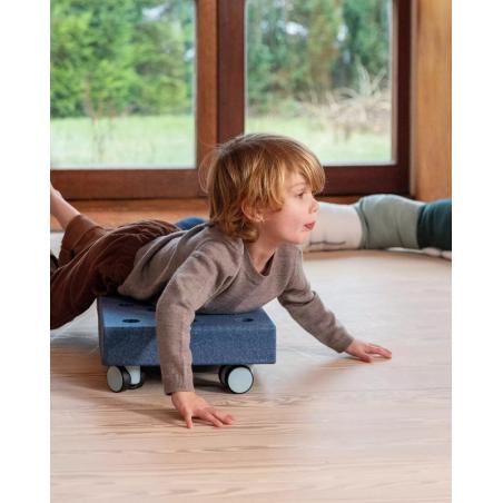 MODU Curiosity set - Kreatywne klocki rozwijające motorykę dużą, niebieski