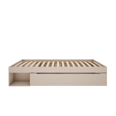 Wood Luck Beza Łóżko z szufladą 200x90cm (piaskowy beż)