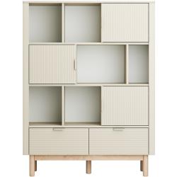 Pinio Miloo Dodatkowe Drzwiczki do Regału 3 sztuki (szampański)