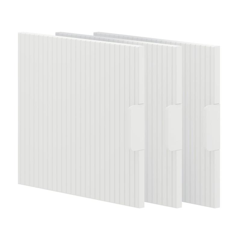 Pinio Miloo Dodatkowe Drzwiczki do Regału Dużego (3 sztuki) (biały)