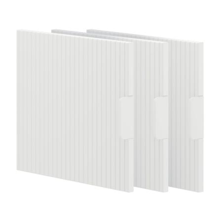 Pinio Miloo Dodatkowe Drzwiczki do Regału 3 sztuki (biały)