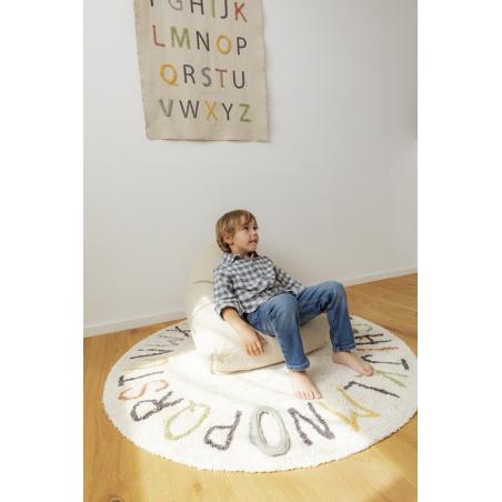 Dywan bawełniany ABC Kolory i Litery 120cm Lorena Canals