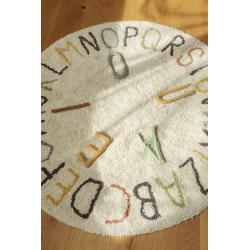 Dywan bawełniany ABC Kolory i Litery 120cm Lorena Canals