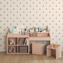 Zestaw dziecięcy Book Nook Vintage Rose – biurko...
