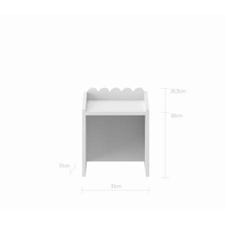 Biurko Montessori Book Nook Snow