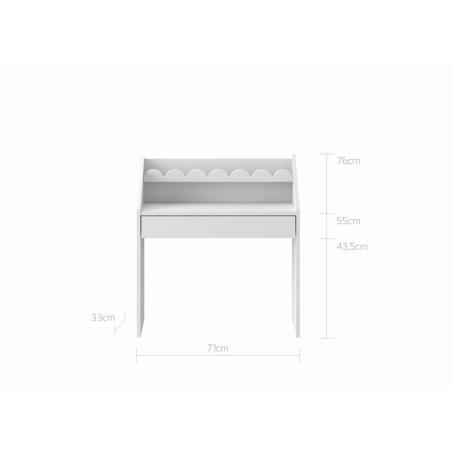 Biurko Montessori Book Nook Snow