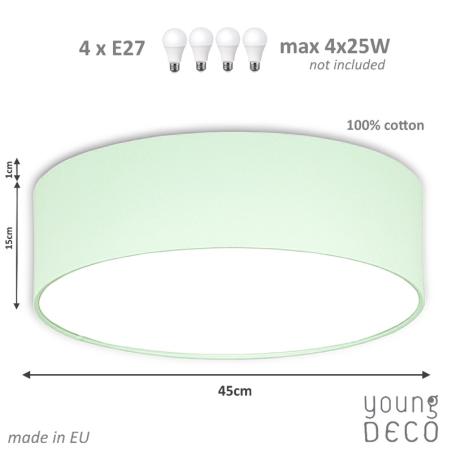 Young Deco - Plafon Czysta Mięta
