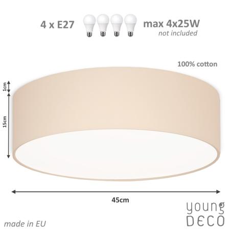 Young Deco - Plafon Beż