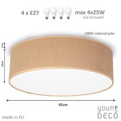Young Deco - Plafon Juta