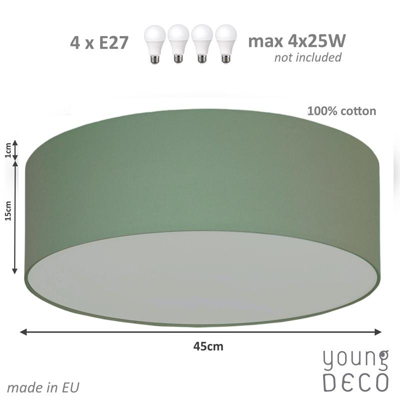 Young Deco - Plafon Szałwia